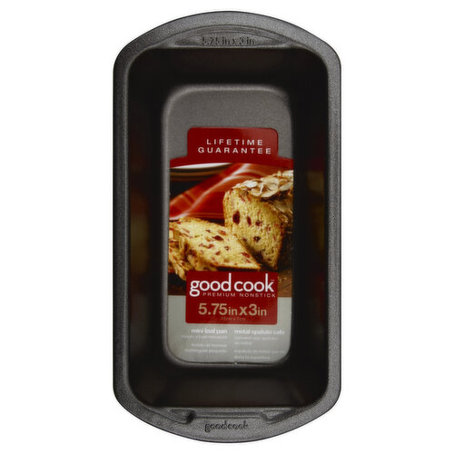 Good Cook Loaf Pan, Mini, Premium Nonstick