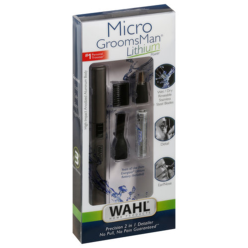 Wahl Micro GroomsMan Grooming Set, Lithium Power