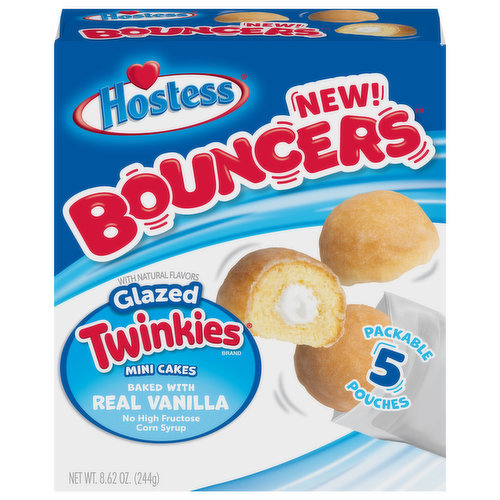 Hostess Twinkies Cakes, Glazed, Mini