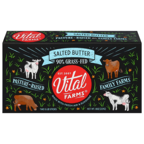 Vital Farms Grass-Fed Salted Butter