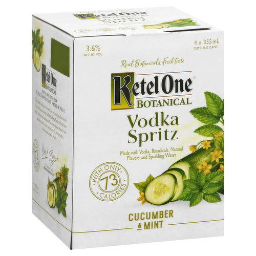 Ketel One Botanical Vodka Spritz, Cucumber & Mint