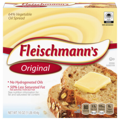 Fleischmann's Original Vegetable Oil Spread Sticks