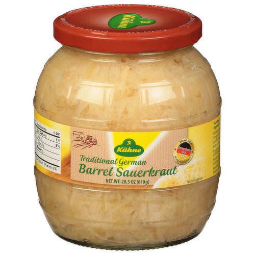 Kuhne Barrel Sauerkraut, Traditional German