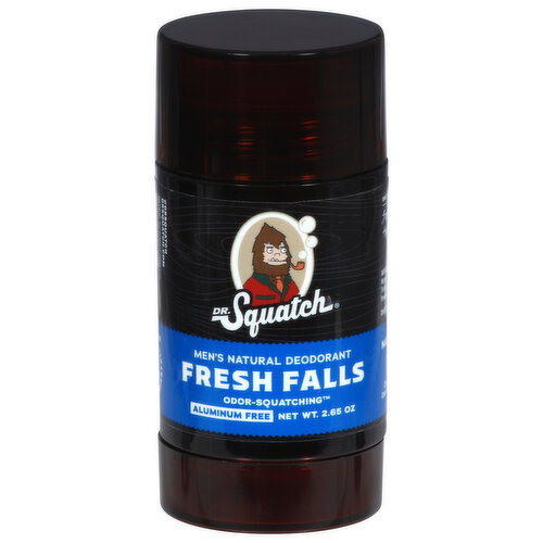 Dr. Squatch Deodorant, Fresh Falls, Aluminum Free