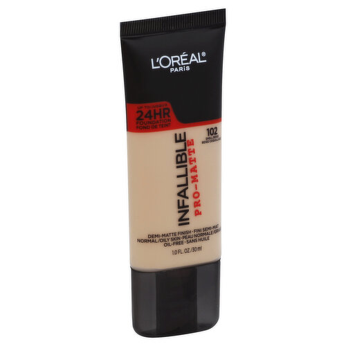 L'Oreal Infallible Pro-Matte Foundation, Shell Beige 102