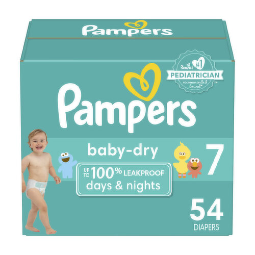 Pampers Baby Dry Baby Dry Diapers Size 7