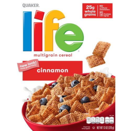 Life Cereal, Cinnamon, Multigrain, Life