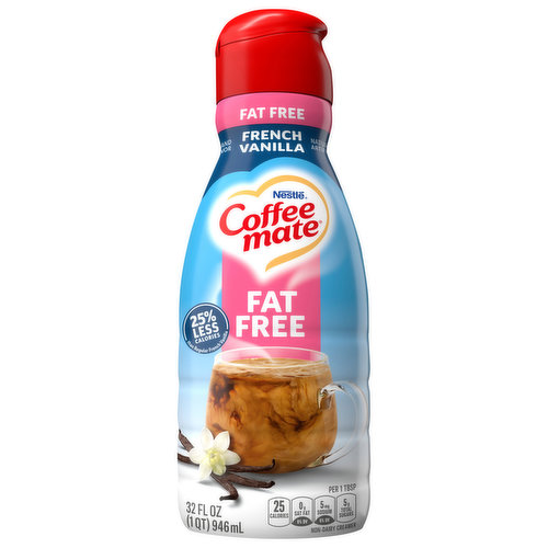 Coffee-Mate Creamer, Non-Dairy, Fat Free, French Vanilla