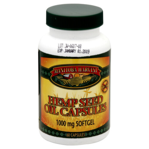 Manitoba Harvest Hemp Seed Oil Capsules