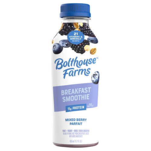 Bolthouse Farms Breakfast Smoothie, Mixed Berry Parfait