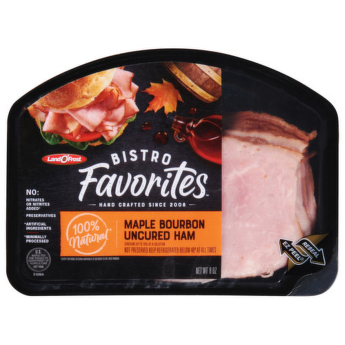 Land O'Frost Bistro Favorites Ham, Uncured, Maple Bourbon