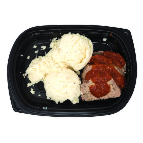 Meatloaf and Mashed Potatoes, Cold, Pre-packaged