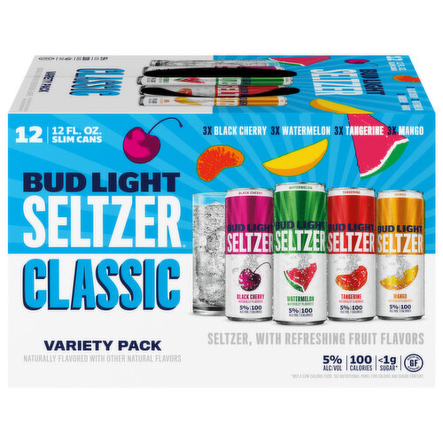 Bud Light Seltzer Seltzer, Classic, Variety Pack