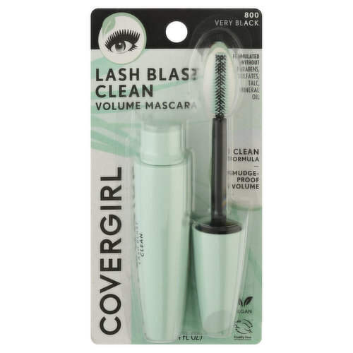 CoverGirl Lash Blast Clean Mascara, Volume, Very Black 800