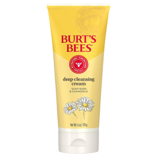 Burt's Bees Deep Cleansing Cream, Soap Bark & Chamomile