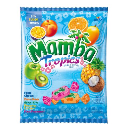 Mamba Fruit Chews, Tropical