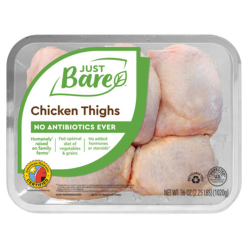 Just Bare Chicken Thighs