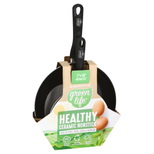 10 CERAMIC NONSTICK PFAS-FREE FRY PAN