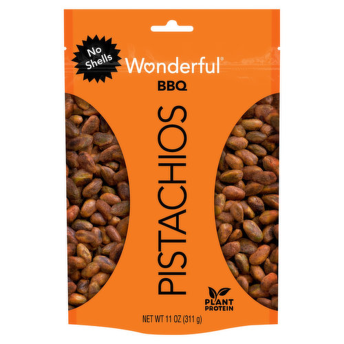 Wonderful Pistachios, BBQ, No Shells