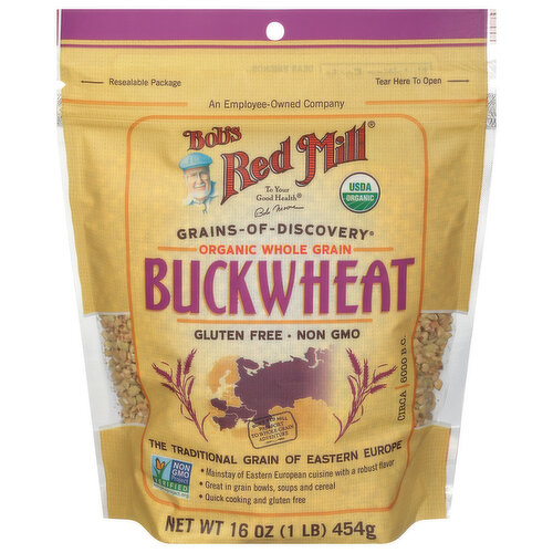 Bob's Red Mill Buckwheat, Organic, Whole Grain