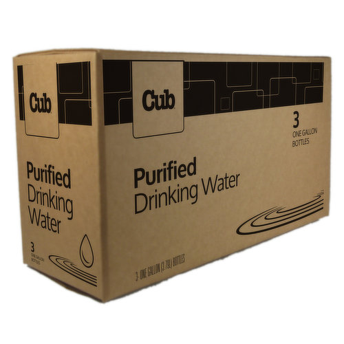 Cub Drinking Water, 3 Pack