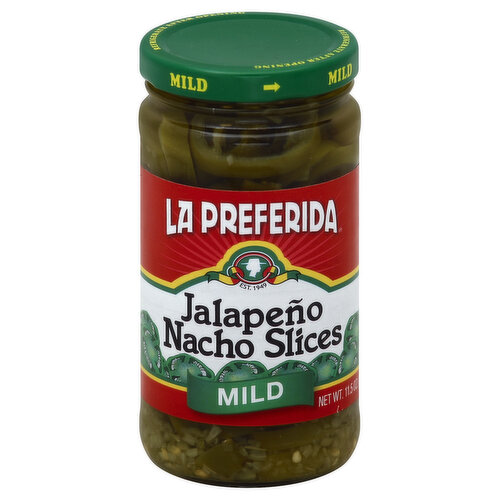 La Preferida Jalapeno Nacho Slices, Mild