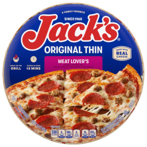 Jack's Pizza, Meat Lovers, Original Thin