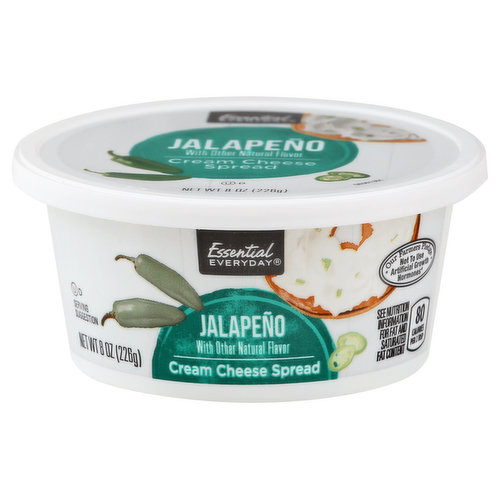 Essential Everyday Cream Cheese Spread, Jalapeno