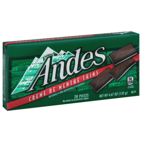 Andes Creme de Menthe Thins