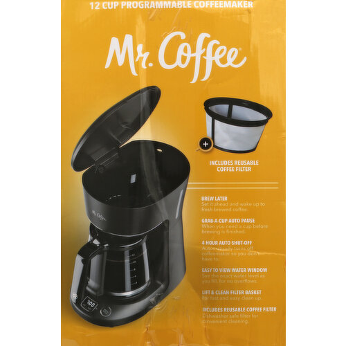 Mr. Coffee 12 Cup Switch Coffeemaker Black