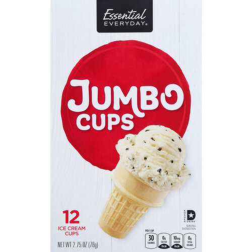 Essential Everyday Ice Cream Cups, Jumbo