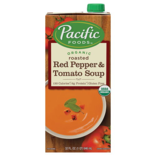 Soup, Organic, Roasted Red Pepper & Tomato