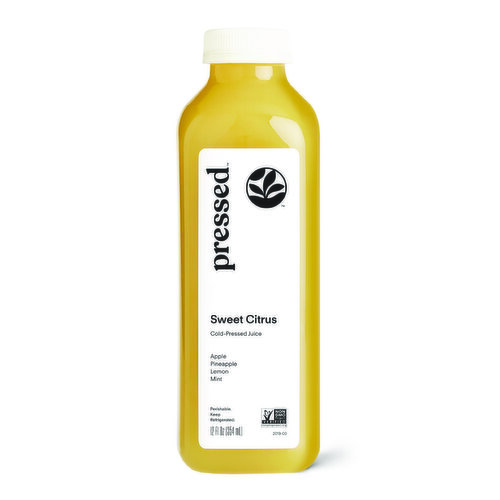 Pressed Juicery Juice, Sweet Citrus, Cold Pressed