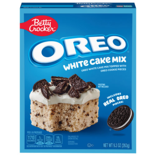 Betty Crocker Oreo Cake Mix, White, Oreo