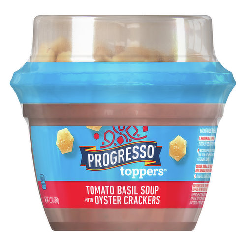 Progresso Toppers Soup, Tomato Basil with Oyster Crackers