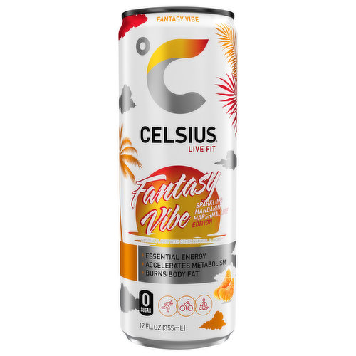 Celsius Live Fit Energy Drink, Fantasy Vibe