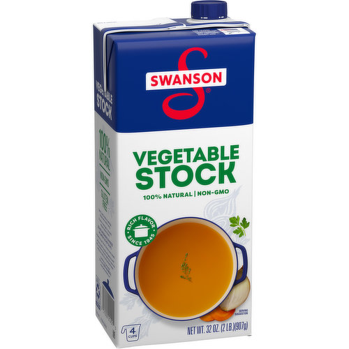 Swanson® 100% Natural Vegetable Stock