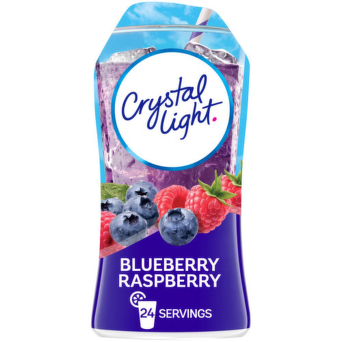 Crystal Light Blueberry Raspberry Naturally Flavored Drink Mix