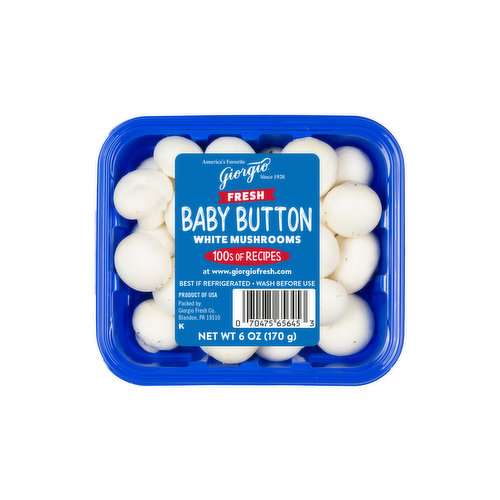 Giorgio Fresh Baby Button White Mushrooms