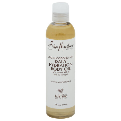 Shea Moisture Body Oil, Daily Hydration, Virgin Coconut Oil