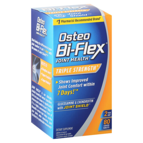 Osteo Bi-Flex Glucosamine & Chondroitin with Joint Shield, Triple Strength, Coated Tablets