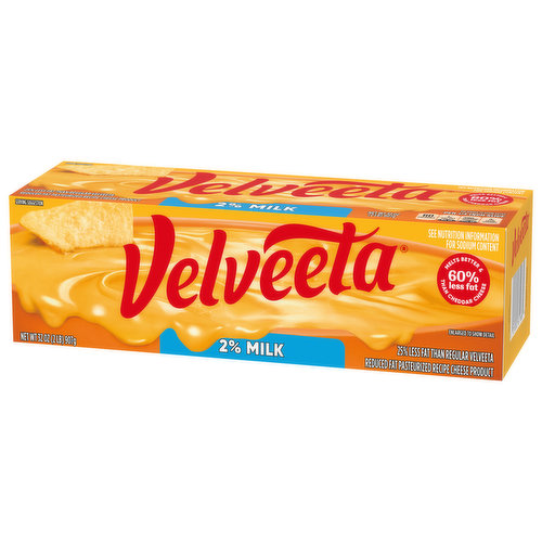 Velveeta 2% Milk Reduced Fat Cheese with 25% Less Fat