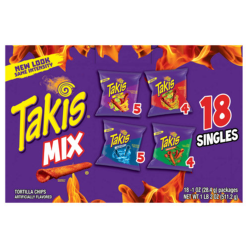 Takis Tortilla Chips, Mix