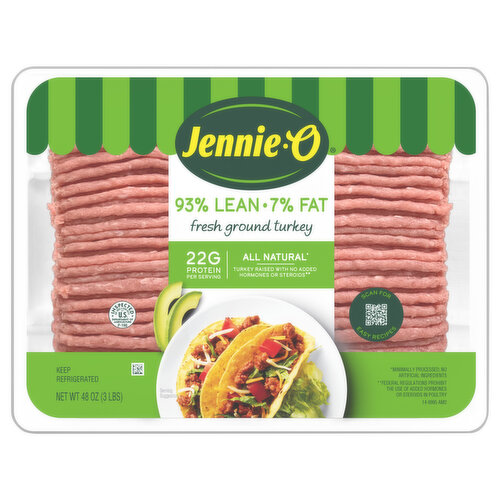 Jennie-O Turkey, 93%/7%, Ground, Fresh