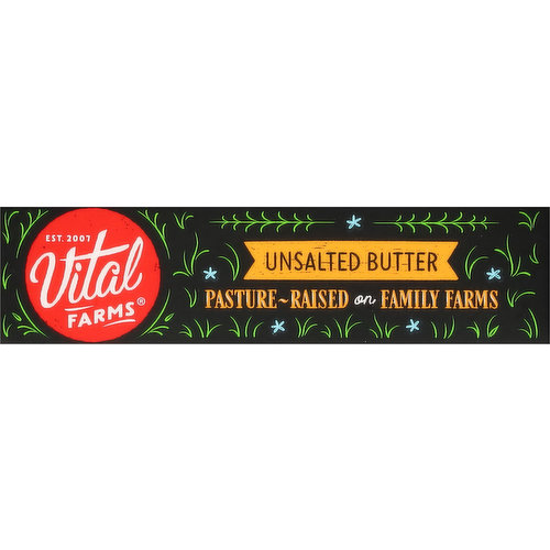 Vital Farms Grass-Fed Unsalted Butter