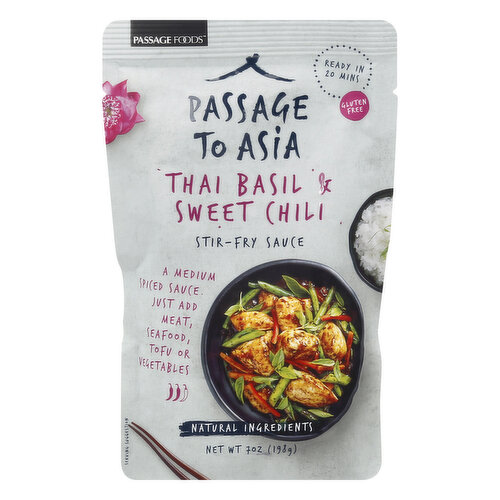 Passage to Asia Stir-Fry Sauce, Thai Basil & Sweet Chili