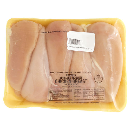 Boneless Skinless Chicken Breasts (8 packs, 1 lb. per pack)