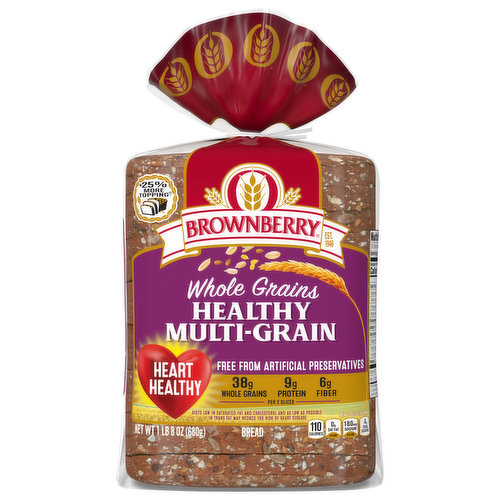 Brownberry Brownberry Whole Grains Healthy Multi-Grain Bread, 24 oz
