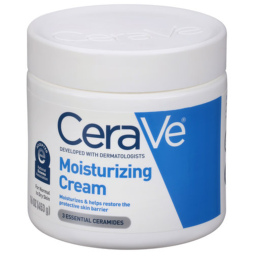 CeraVe Moisturizing Cream, 3 Essential Ceramides