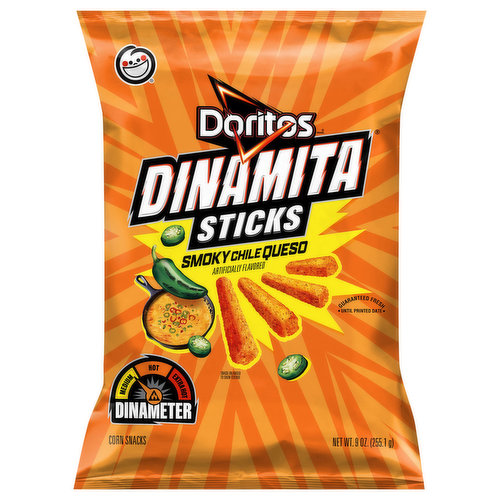 Doritos Dinamita Sticks Corn Snacks, Smoky Chile Queso